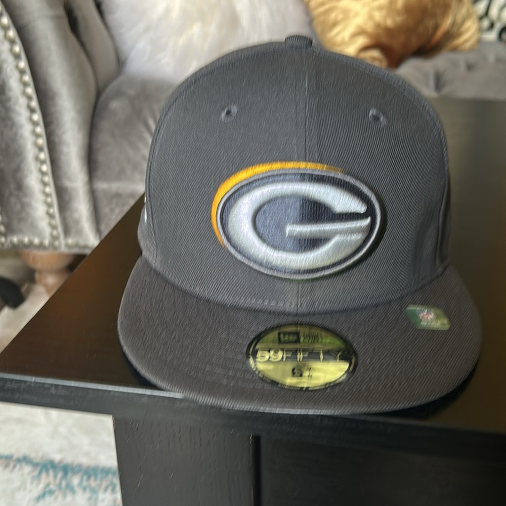 New era green bay packers fitted hat 6 7/8 - Picture 11 of 11